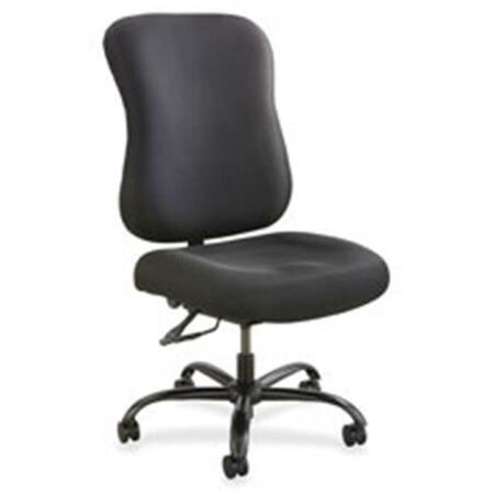 SAFCO Task Chair- 400lb Cap- 25 in. x 25 in. x 42.5 in.- Black SAF3590BL
